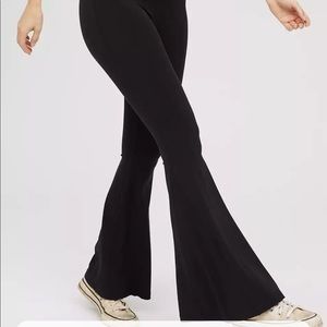 Aerie High Waisted Crossover Xtra Flare Leggings